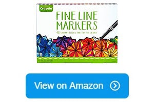 fine point markers for coloring