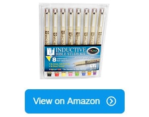 Pigma Micron 01 Fine & 05 Medium Point Bible Study Pen Kit