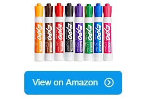 4X 10x Boardmarker Whiteboardmarker Marker Stift Markierstift Pen Abwaschbar K3 