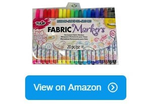 Restored Zenacolor 20 Fabric Markers Pens Set - Non Toxic, Indelible and  Permanent Fabric Paint Fine Point Textile Marker Pen