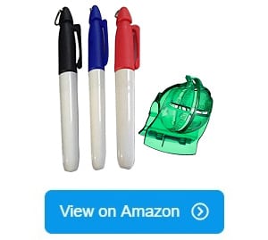 Color Golf Ball Marking Pen Travel 4 Pack for Check-GO