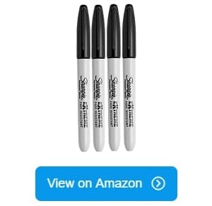  Sharpie Rub-A-Dub Permanent Laundry Marker Fine Black - Pack of  1 : Everything Else