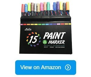 Paint Pens, Lelix 15 Pack Oil Based Permanent Paint Markers for