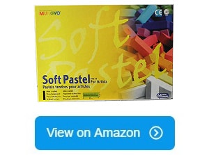 Mungyo Gallery Standard Soft Pastels Cardboard Box Set of 64 Half Sticks - Assorted Colors