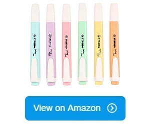 stabilo thin pastel highlighters