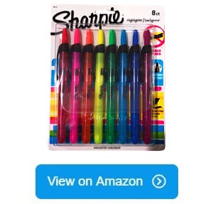 4 Pack of Quality Highlighter Pens Outstanding Value For Money 4 Colours