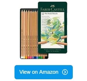  Faber-Castel FC112112 Pitt Pastel Pencils in A Metal