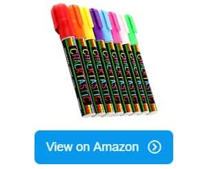 Chalk Markers & Pens - by Fantastic Chalktastic Mega 18 Pack Best for Kids, Menu Board Bistro Boards - Glass & Window Erasable Marker Pen - Reversible