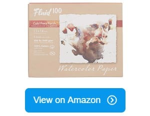 Speedball Fluid 100 Artist Watercolor Paper, 300 lb (640 GSM) 100