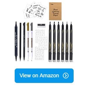 Hand Lettering Pen Kit