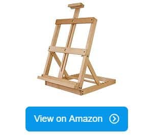 Venice Heavy Duty Tabletop Wooden H-Frame Studio Easel, Adjustable