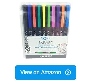 INC OPTIMUS FELT TIP PEN SET 9 ASSORTED COLOR INK FINE POINT QUICK