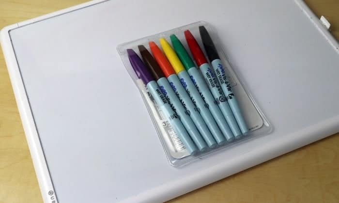 Wet Erase Markers | Bright Colors for Writing Safely on Glass Windows,  Plastic Containers, and Transparent Overlays