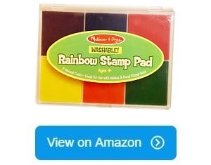 Ink Pads for Kids Washable - Water-based Printing Oil Washable Stamp Pads