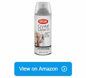 Krylon K01303007 Acrylic Spray Paint Crystal Clear in 11-Ounce Aerosol, 3  Pack