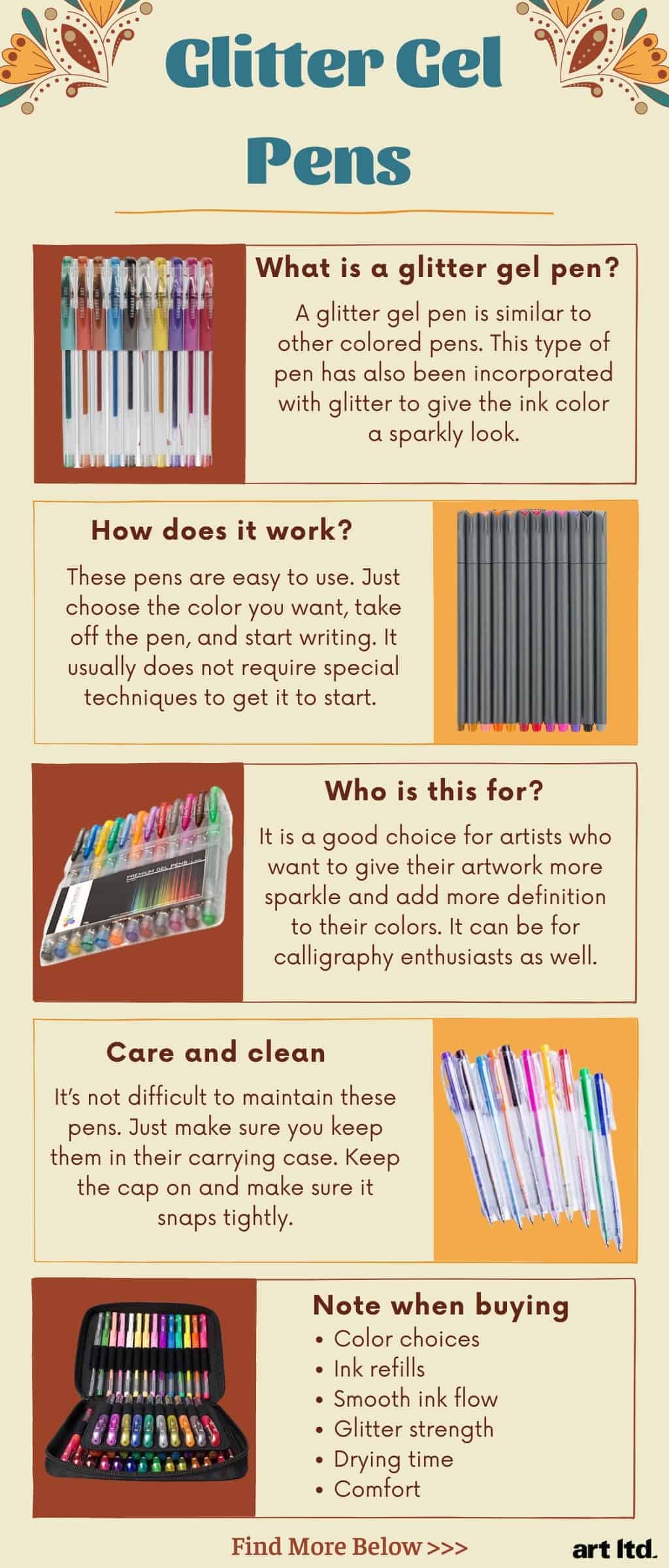 10 Best Glitter Gel Pens Reviewed and Rated in 2023 - Art Ltd Mag