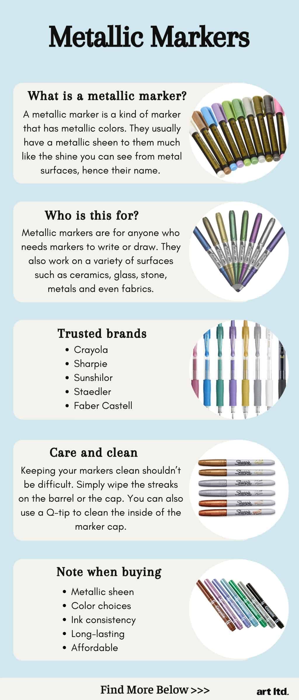 10 Best Metallic Markers Reviewed and Rated in 2023 - Art Ltd Magazine