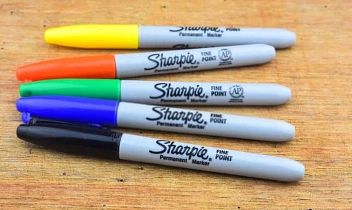 are sharpies toxic on skin