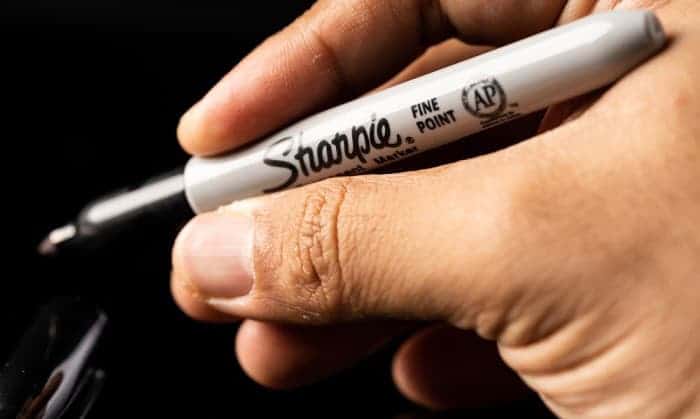 how to seal sharpie on plastic