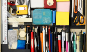 how to organize pens pencils markers