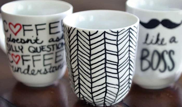 how to make permanent marker mugs