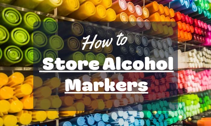 how to store alcohol markers