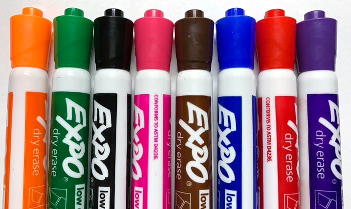 what are expo markers made of