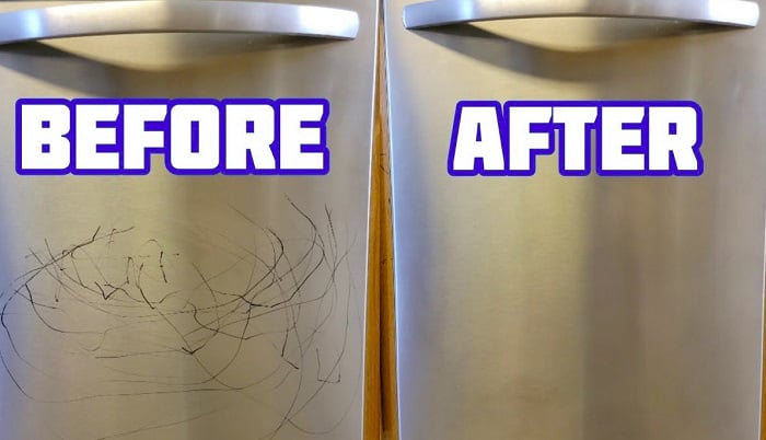 how to get permanent marker off stainless steel