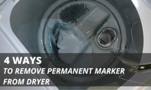 how to remove permanent marker from dryer