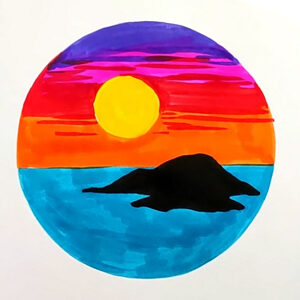 draw-a-sunset-with-basic-brush-pens-or-markers-step-10
