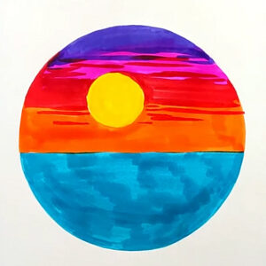 draw-a-sunset-with-basic-brush-pens-or-markers-step-9