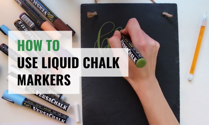 how to use liquid chalk markers