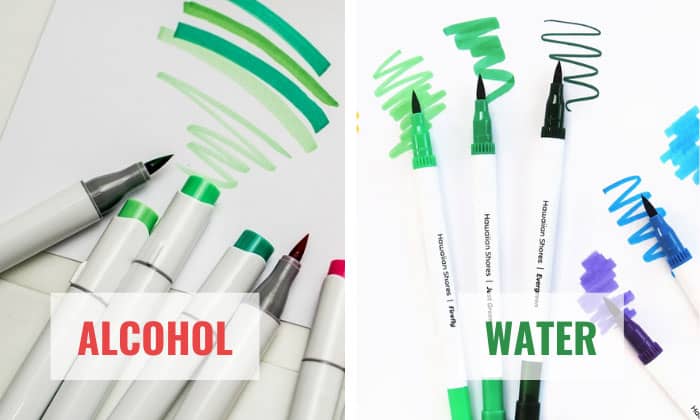 alcohol vs water based markers