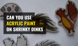 can you use acrylic paint on shrinky dinks