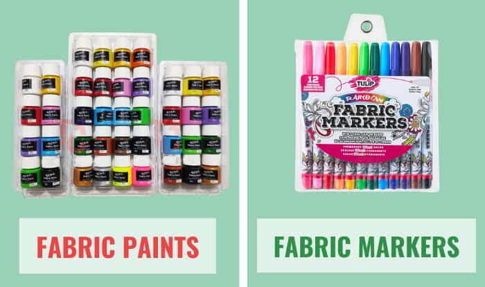 fabric markers vs fabric paint