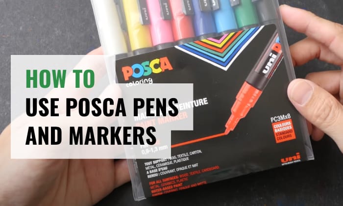 how to use posca pens & markers