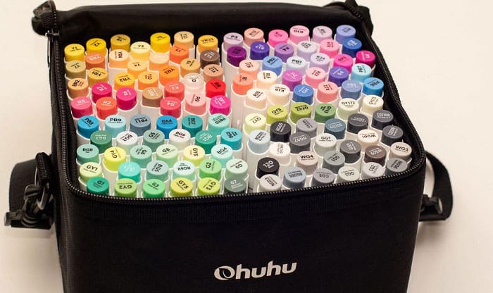 New ohuhu markers 120 😍 : tutorial #shorts 