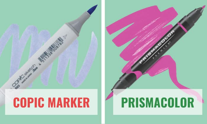 prismacolor vs copic markers