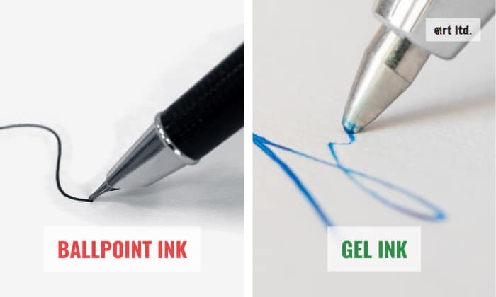 ballpoint vs gel ink