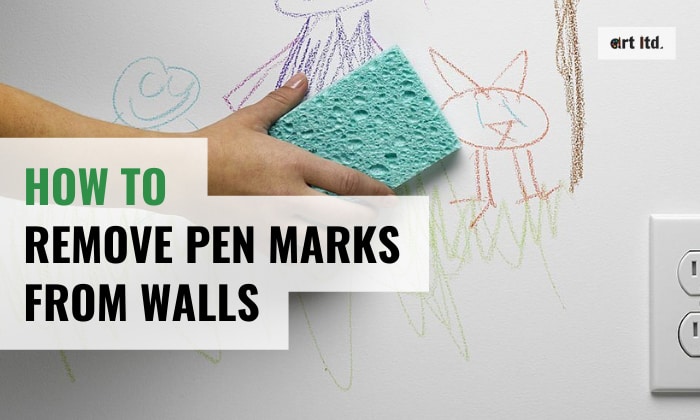 how to remove pen marks from walls