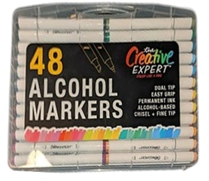 The Creative Expert 36 Permanent Crafting Markers - Dual Tip