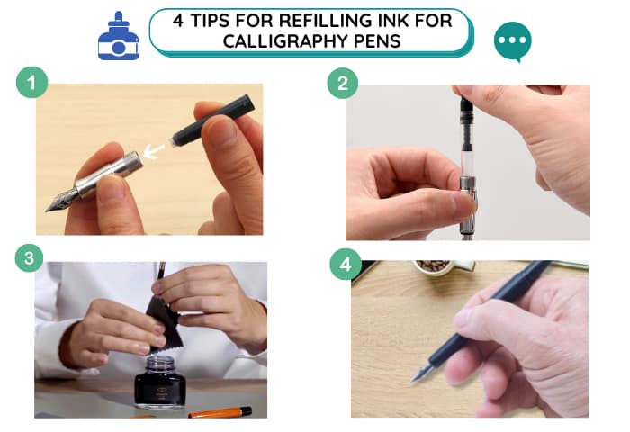 4-tips-for-refilling-ink-for-Calligraphy-pens