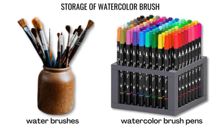 Storage-of-Watercolor-Brush-Pens