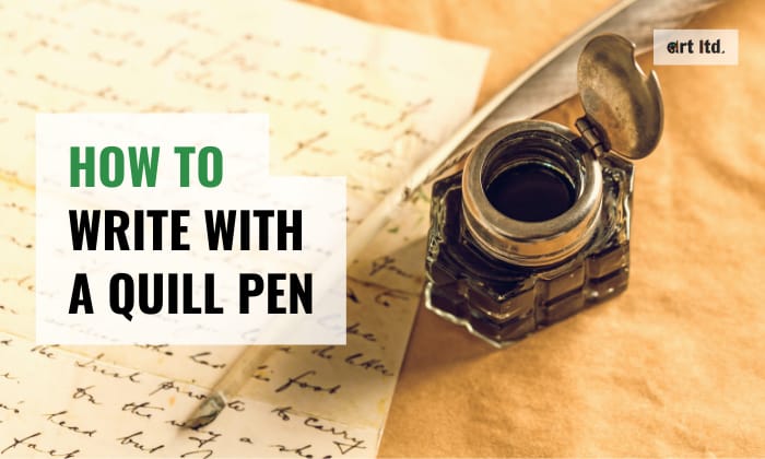 how to write with a quill pen