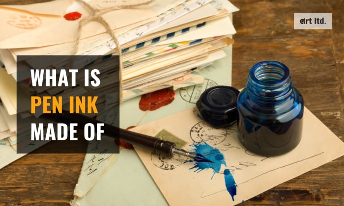 what is pen ink made of