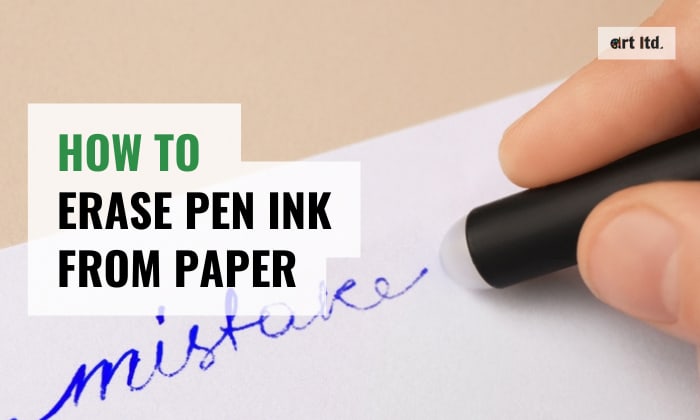 How to Erase Pen Ink From Paper