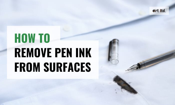 how to remove pen ink from surfaces