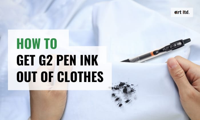 how to get g2 pen ink out of clothes