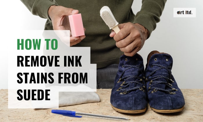 how to remove ink stains from suede