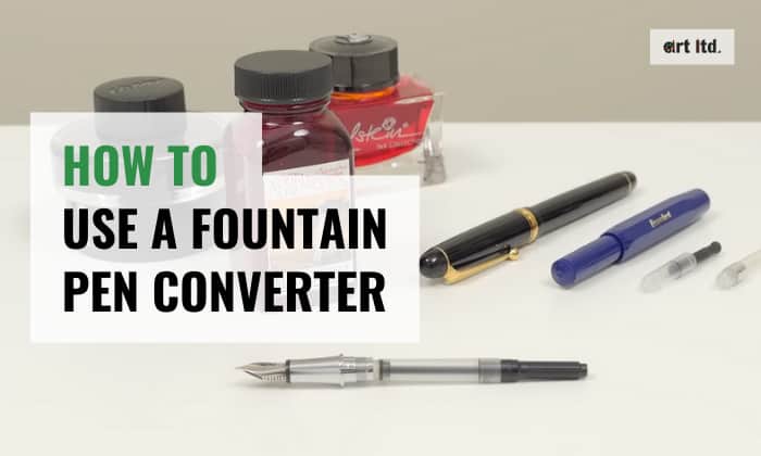 how to use a fountain pen converter
